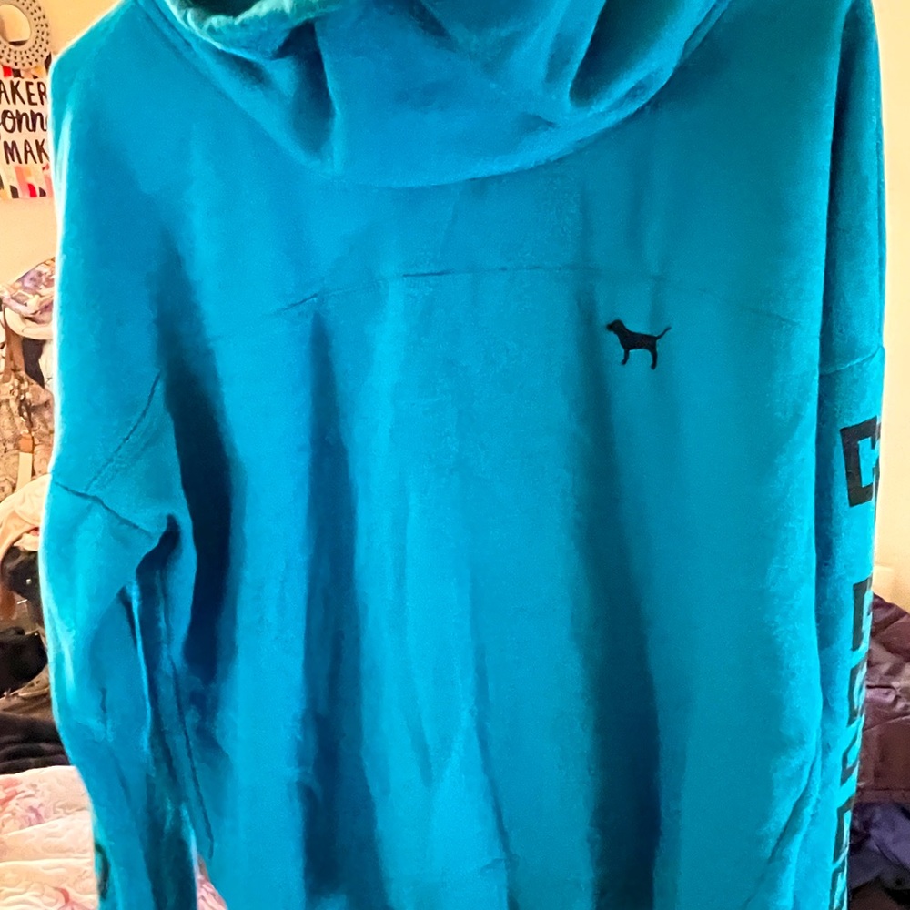 Bright blue Victoria secret pink